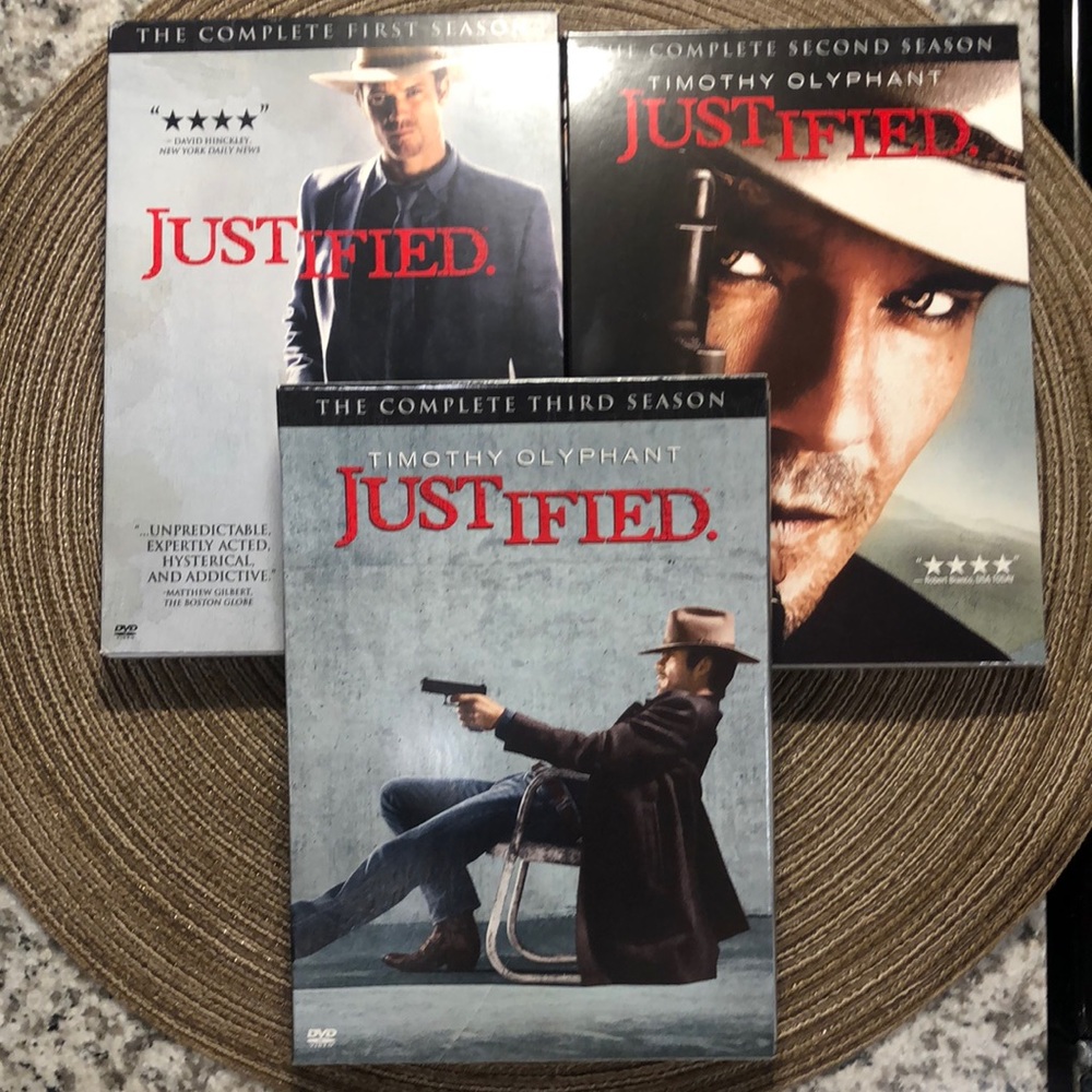 DVD Justified Seasons 1-3